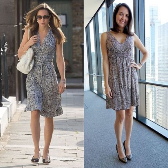 𝅺BANANA Republic Issa London Collection Drape Dress - Picture 1 of 8